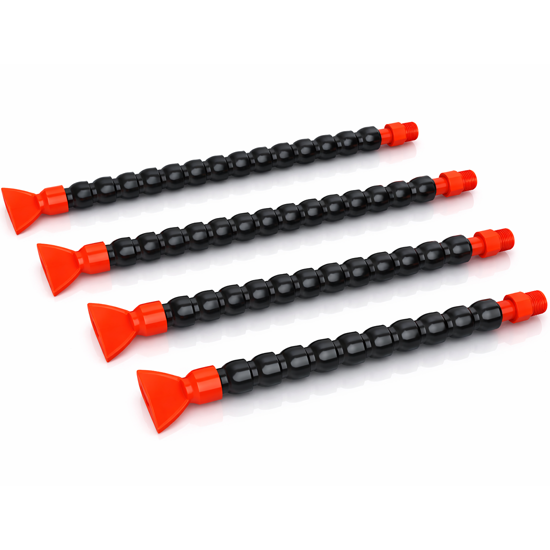Flat Nozzle Flexible Plastic Coolant Pipe for CNC & Industrial Use