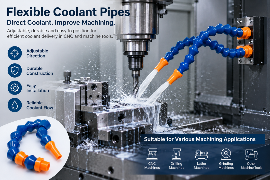Flexible Plastic Coolant Pipes for CNC & Machine Tools