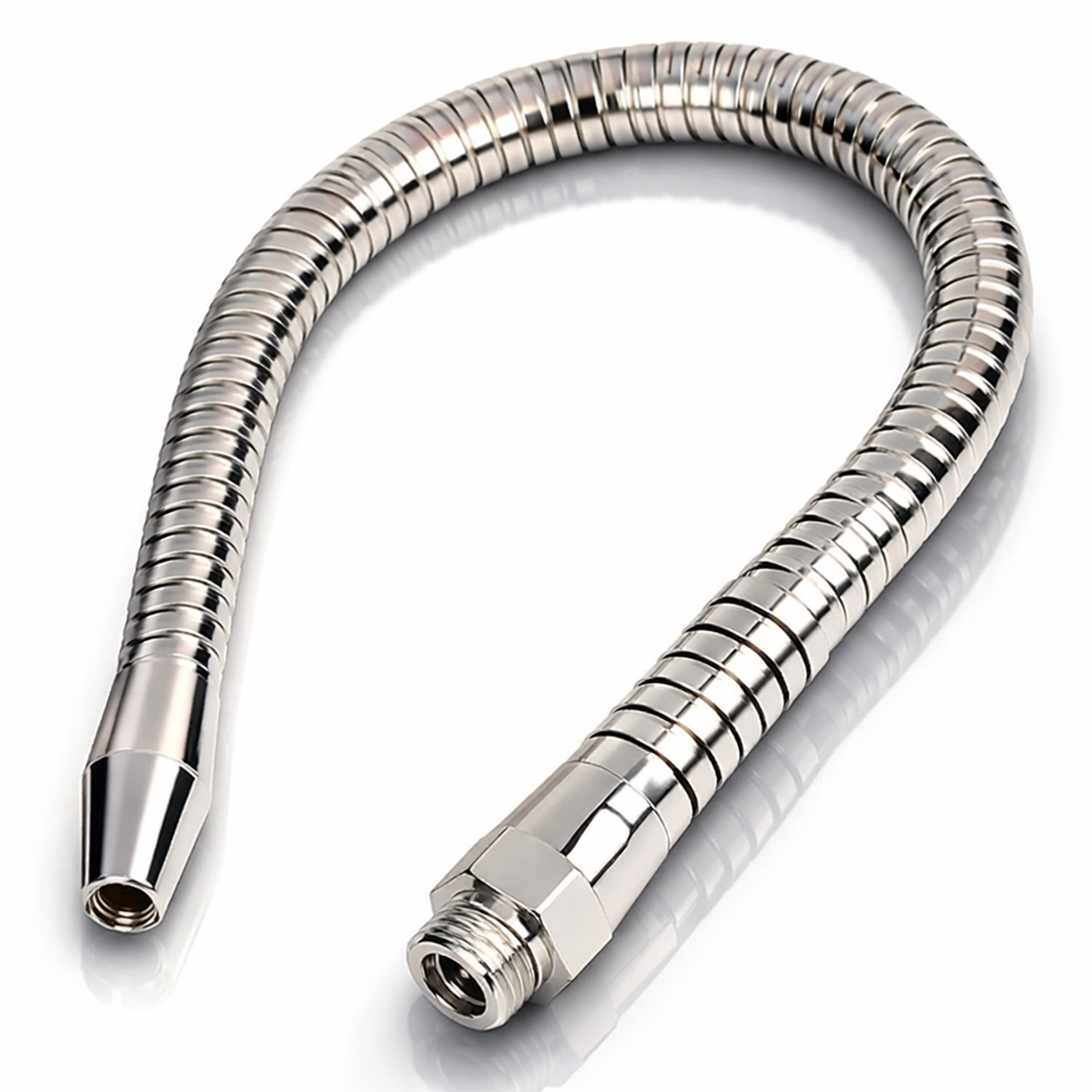 Flexible Metal Coolant Pipe (Mild Steel, Chrome Plated)